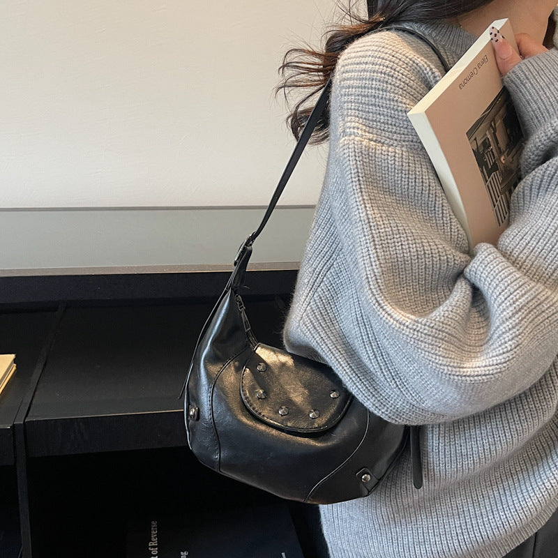 Stylische Leder Hobo Tasche Brehn