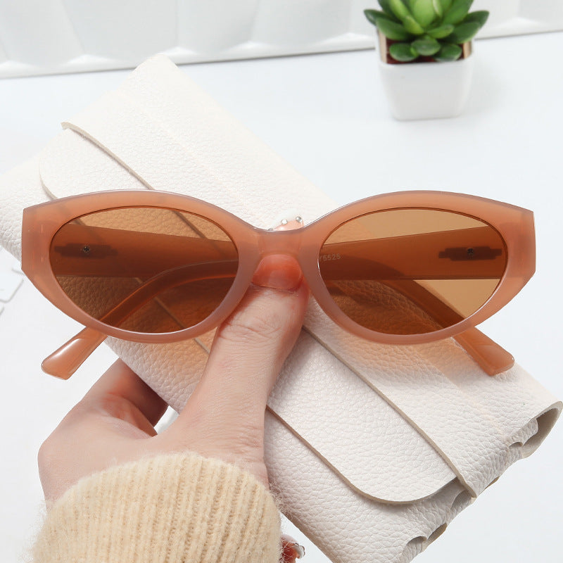 Damen Cat-Eye Sonnenbrille mit elegantem Kunststoffrahmen Brehn
