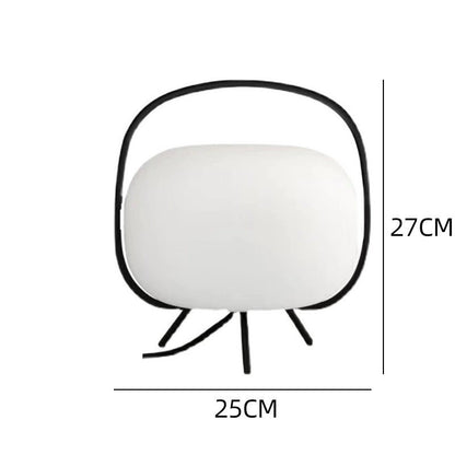 Moderne Minimalistische Tischlampe mit elegantem geschwungenem Design