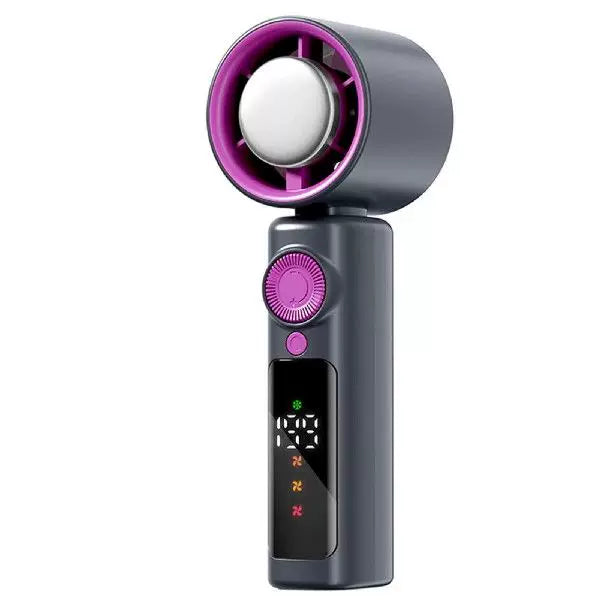 Unisex Einheitsgröße kompakte kabellose Turbine-Luftzirkulator mit digitalem LED-Display präzise Geschwindigkeitswahl Brehn