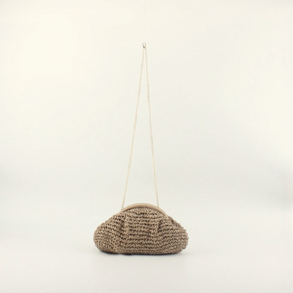 Clutch mit Dekorativem Flechtdesign Brehn