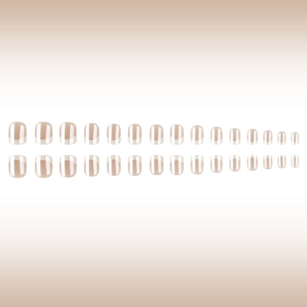 French Tip Press-On Nail Art Set Brehn