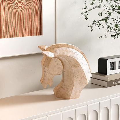 Dekorative Pferdekopf Skulptur