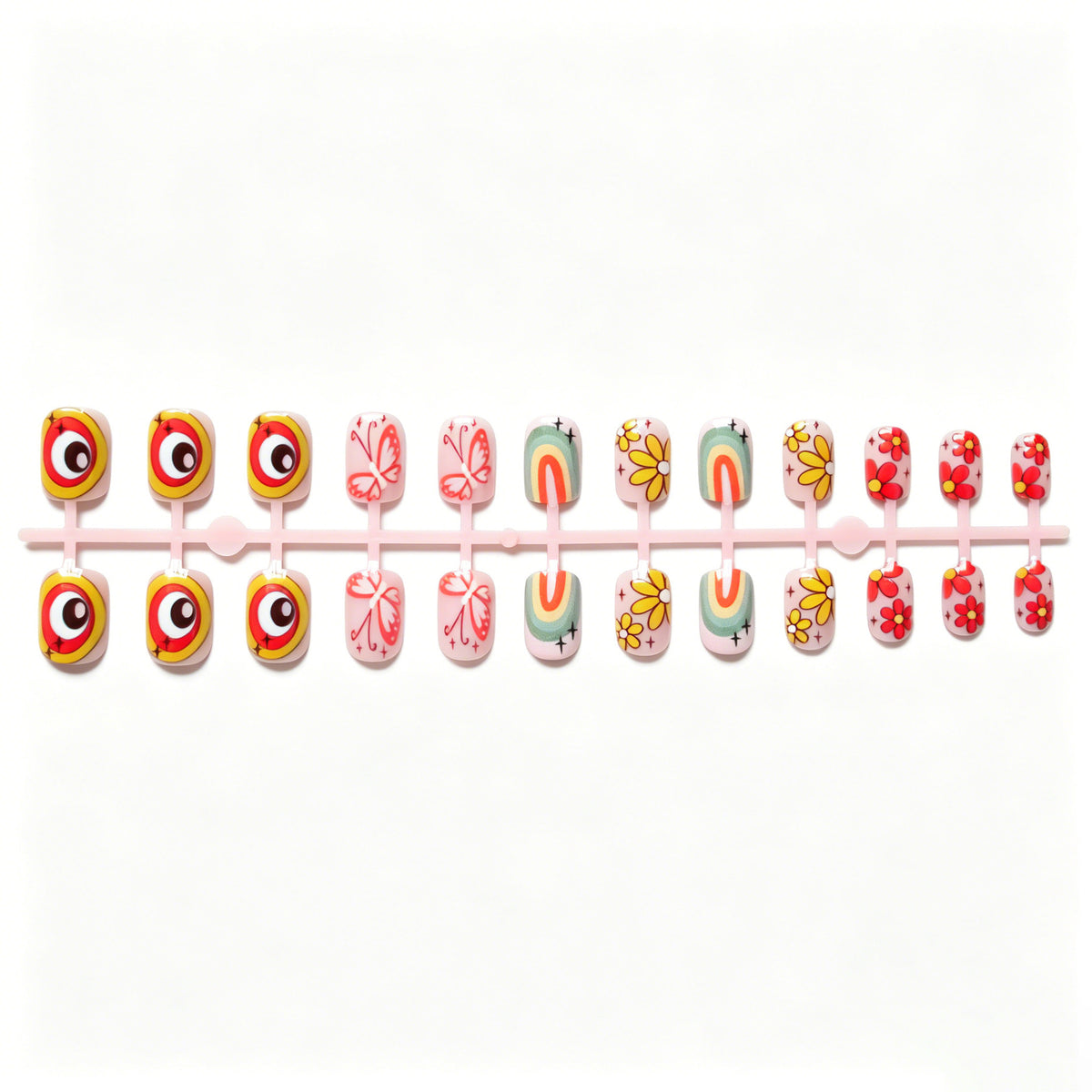 Lebhaftes Künstlerisches Nageldesign