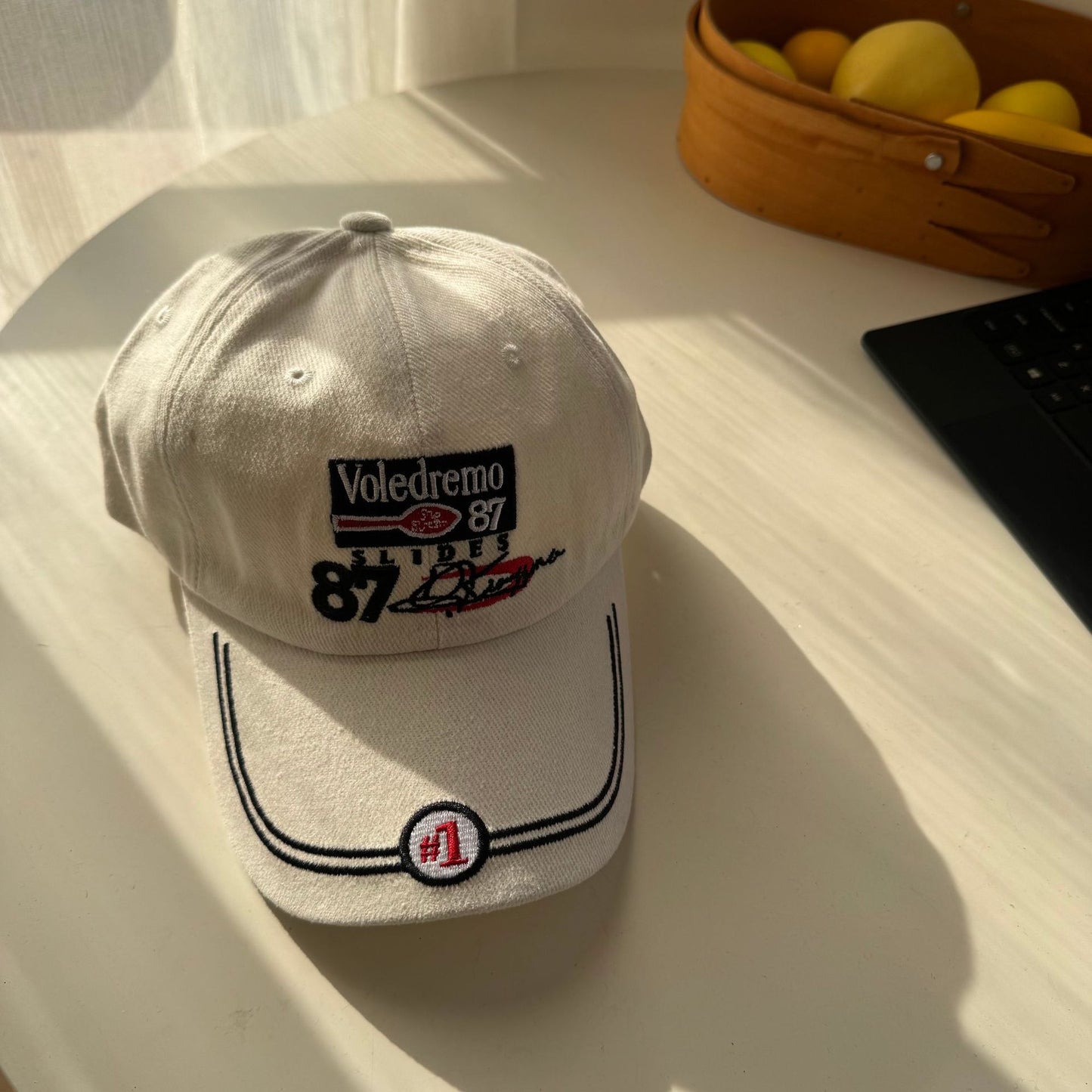 Herren Vintage-inspirierte bestickte Baseballmütze Brehn 1783922647
