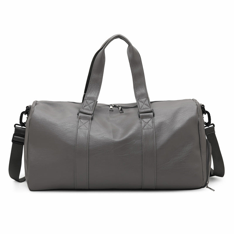 Premium Leder Fitness Reisetasche Brehn