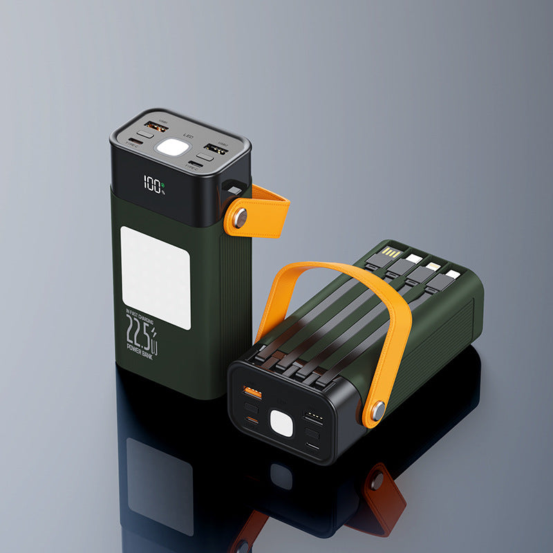 Tragbare Powerbank mit Schnellem Ladeanschluss und Led-Anzeige Brehn