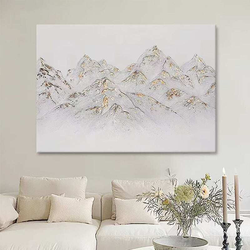 Elegante Berglandschaft Leinwandkunst