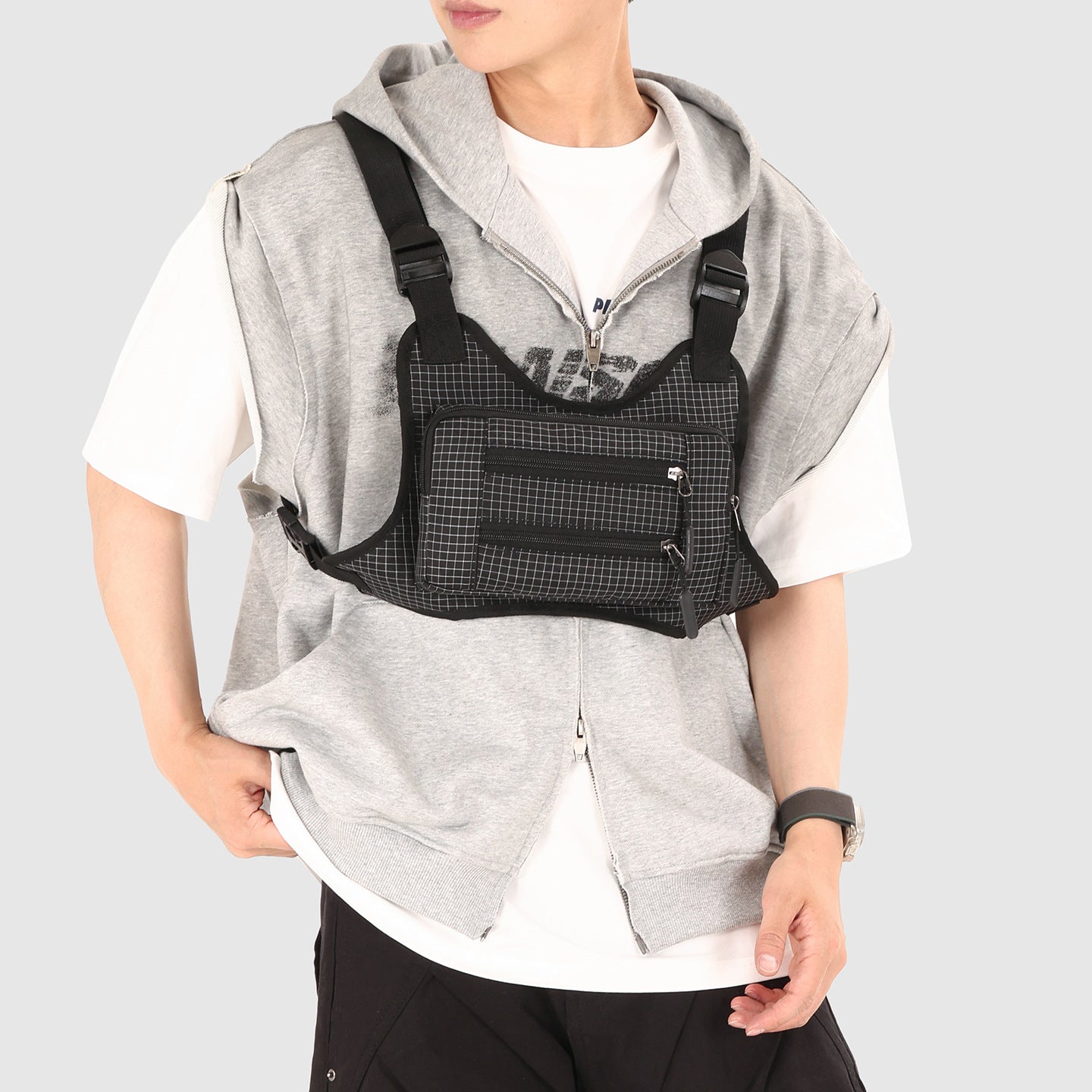 Verstellbare Utility-Brusttasche Brehn