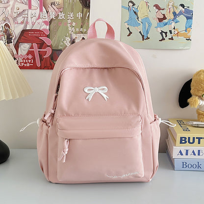 Chic Bow-Accent Rucksack Brehn