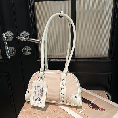 Vintage-inspirierte gesteppte Handtasche