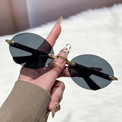 Damen modische und elegante Sonnenbrille mit ovalem Design Brehn