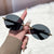 Damen modische und elegante Sonnenbrille mit ovalem Design Brehn