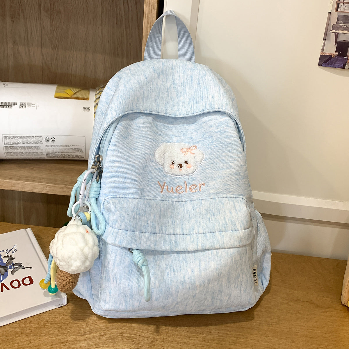 Bestickter Charakter-Rucksack Brehn