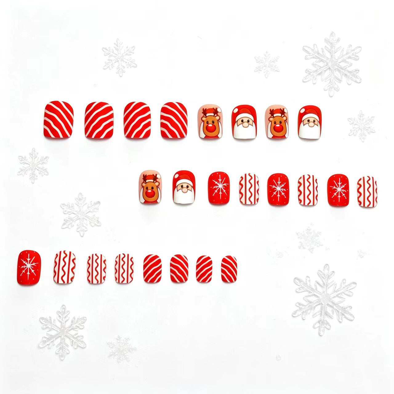 Kreative Weihnachtskunstnägel mit Festlichen Motiven Brehn