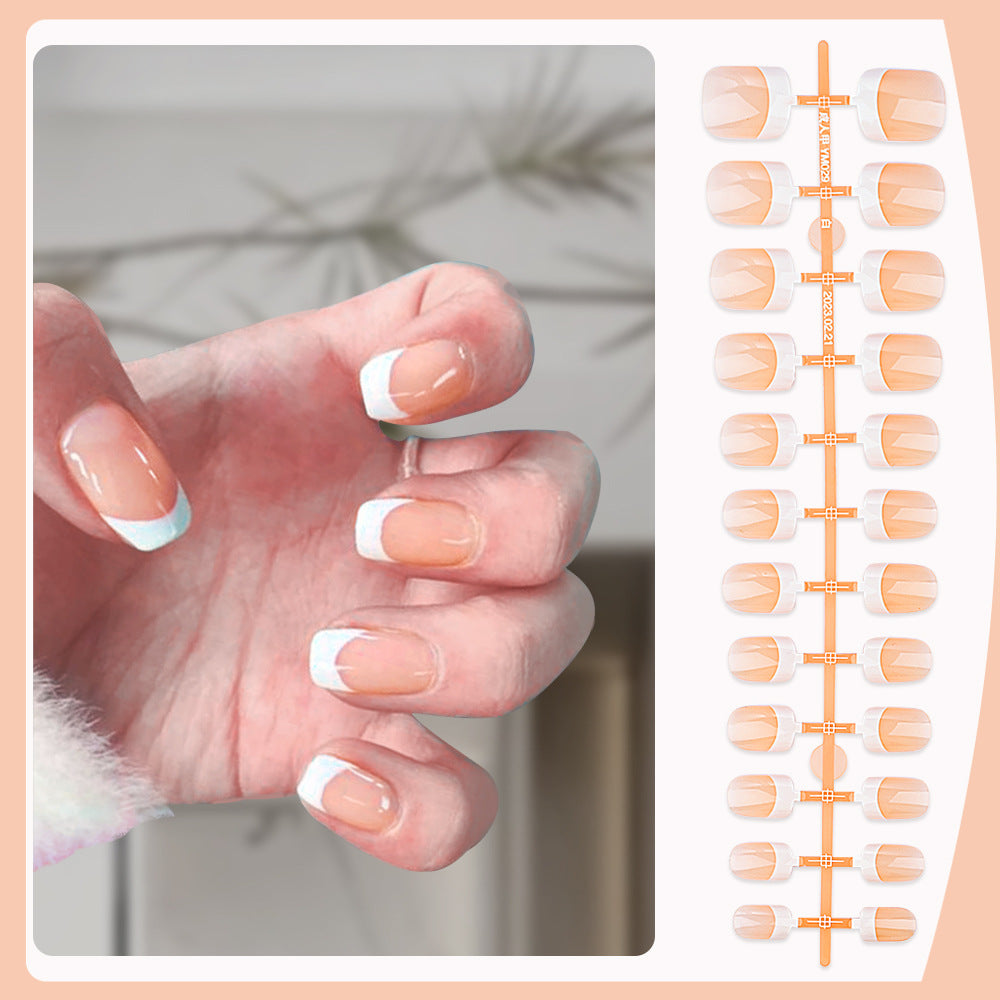 Elegante French Tip Press-On Nägel Brehn 1787228561