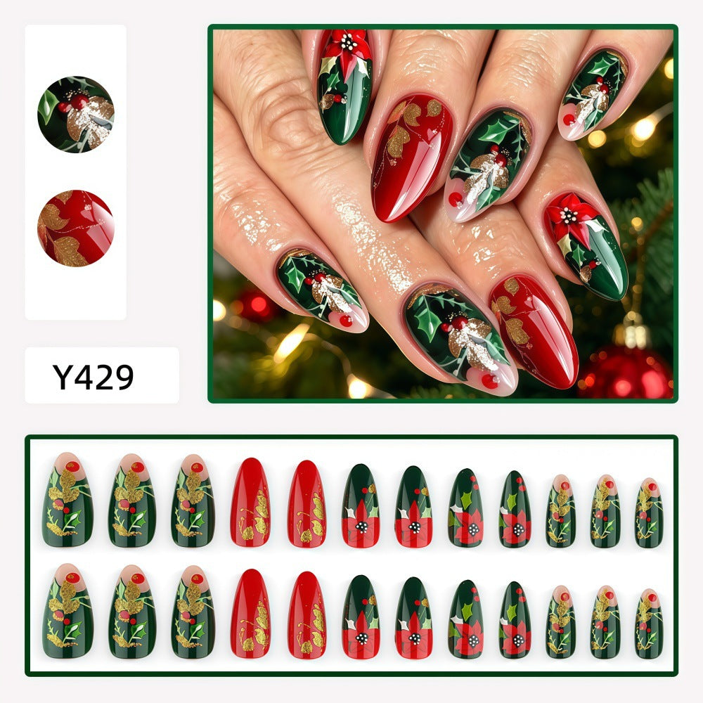 Kunstnagelset mit Festlichem Design Brehn