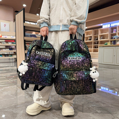 Trendy Freizeit-Rucksack mit Schlüsselanhänger Brehn