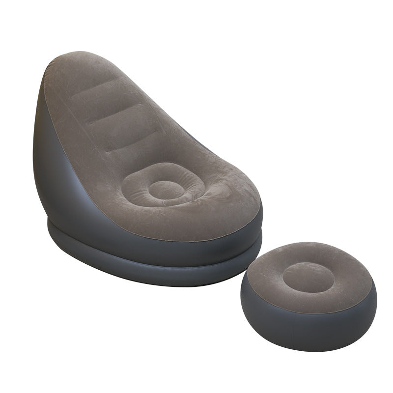 Damen aufblasbarer Komfort-Sitzsack mit Fußhocker Brehn