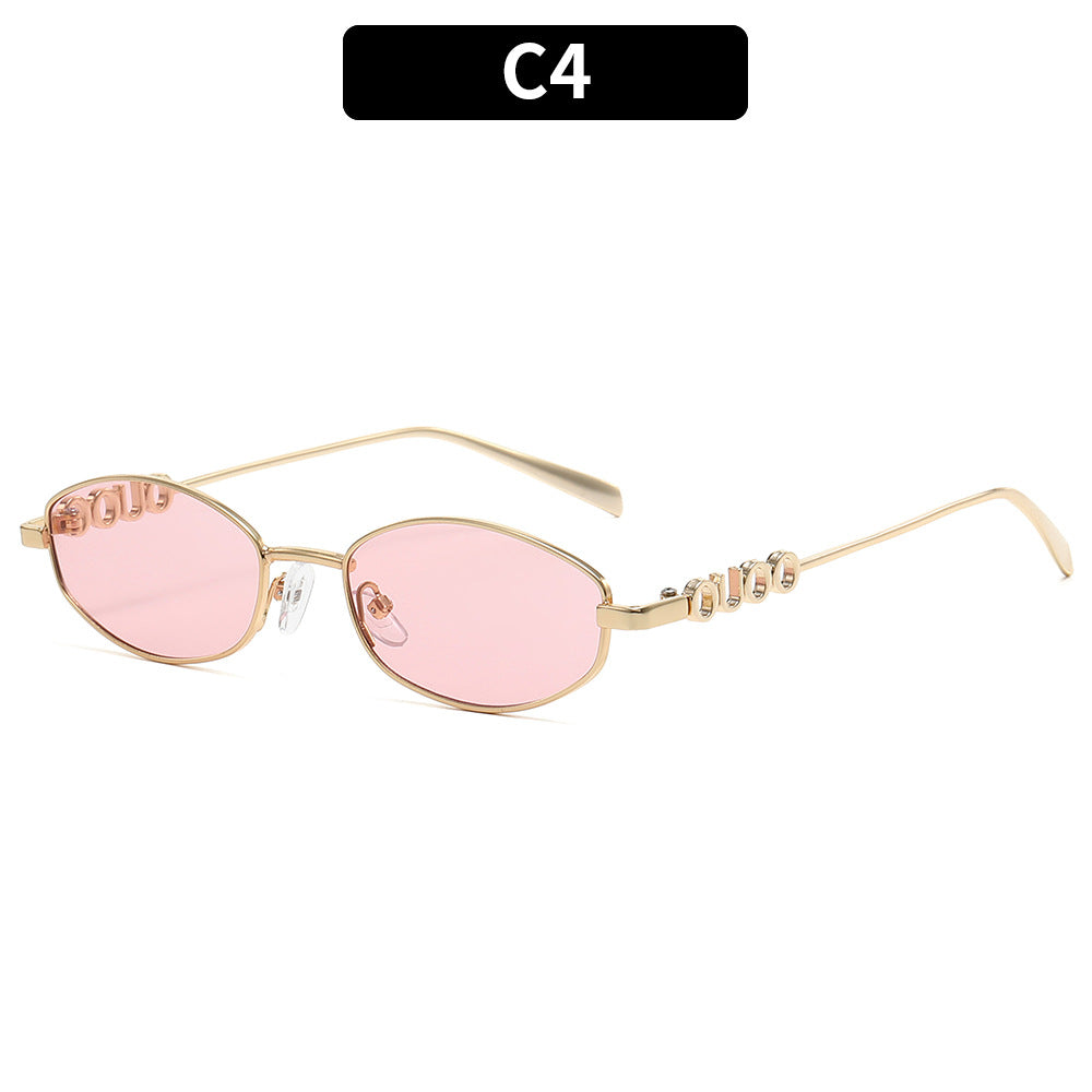 Elegante geometrische Sonnenbrille