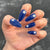 Künstlerisches Floral Press-On Nageldesign Brehn