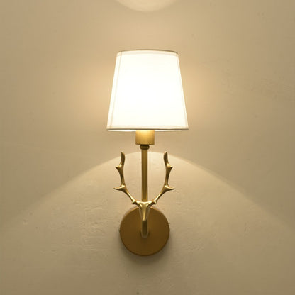 Geweih Wandleuchte