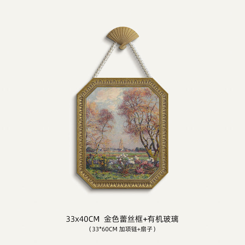 Dekorierte botanische gerahmte Kunst