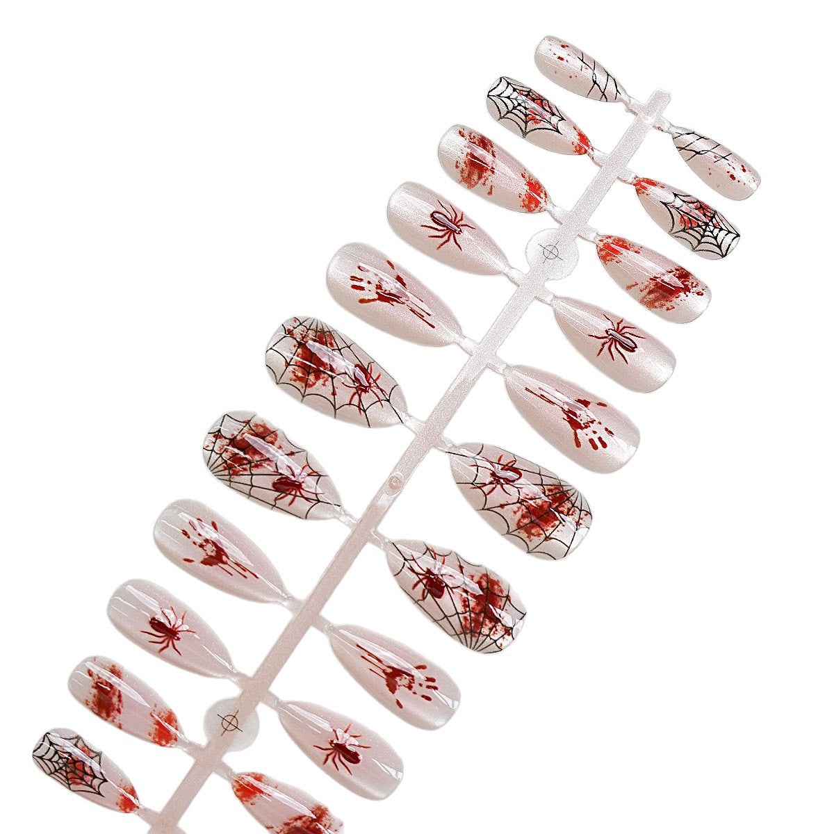 Halloween-Themen Press-On Nagelkunst Set Brehn