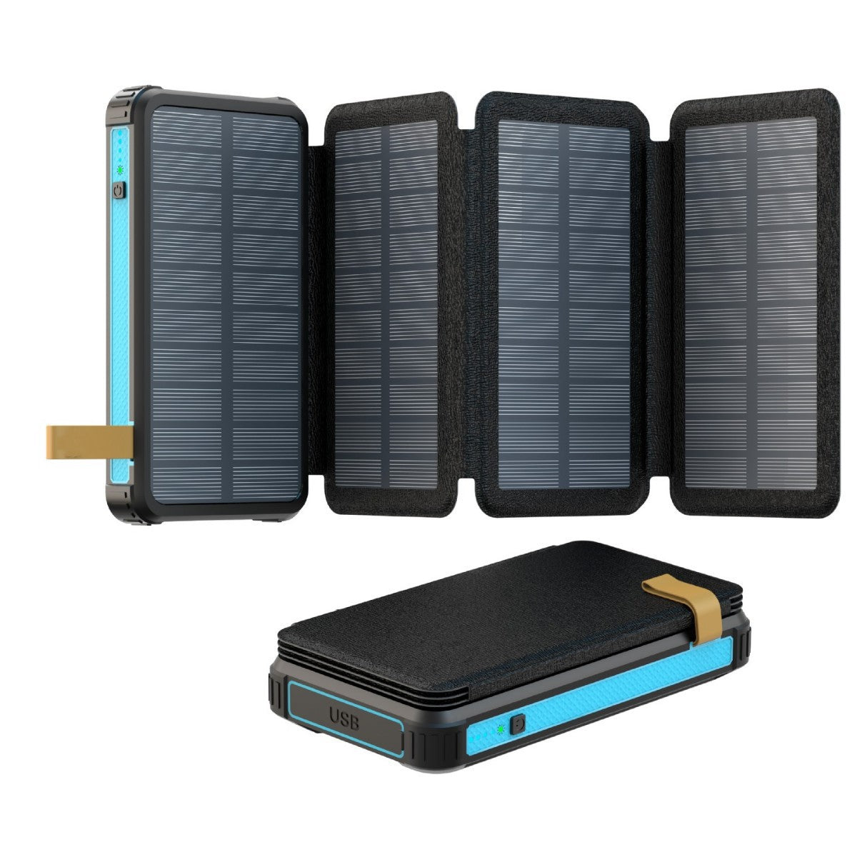 Solarbetriebene Powerbank Mit Schnellladefunktion Von Brehn