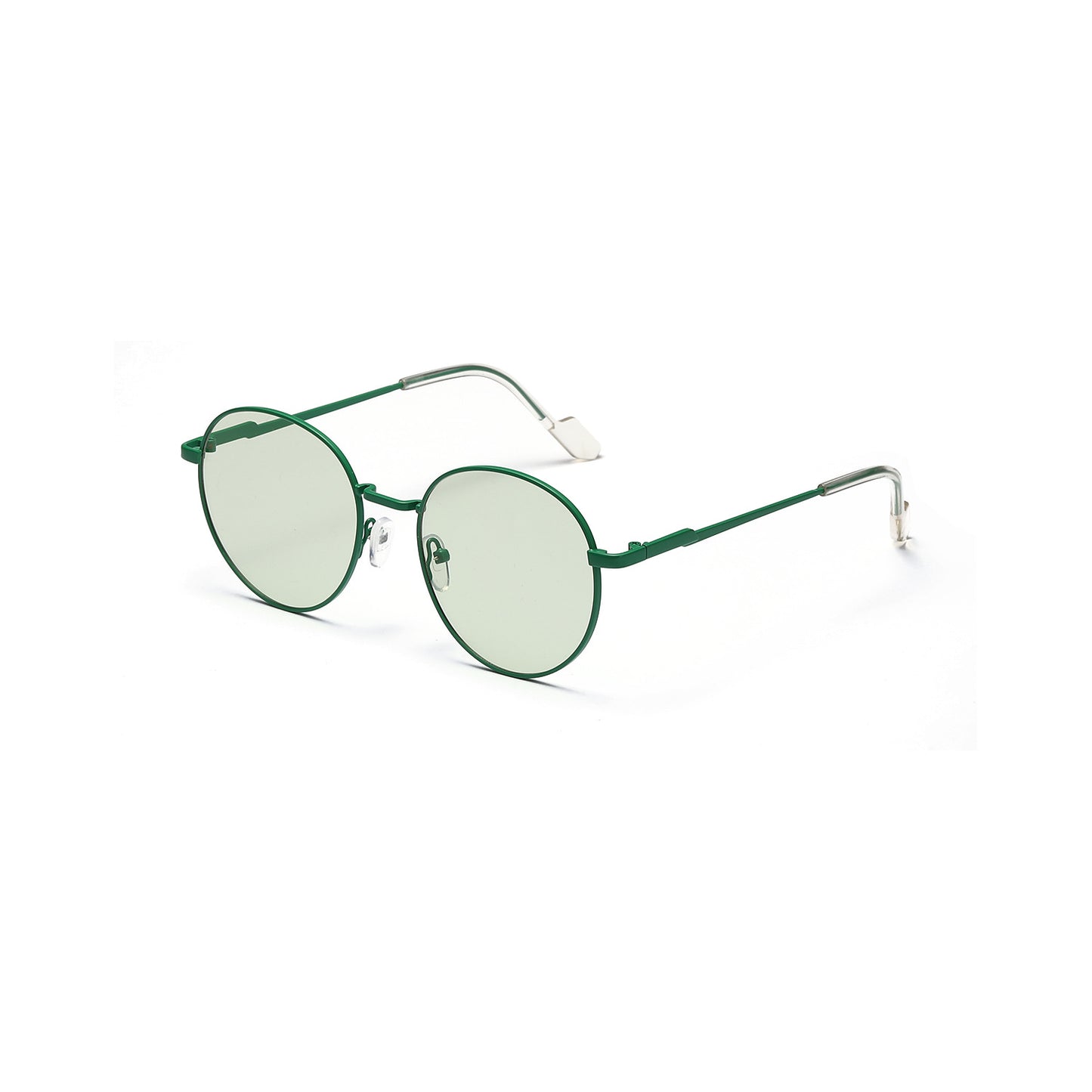 Damen runde Sonnenbrille mit luxuriösem Metallrahmen und UV-Schutz Brehn