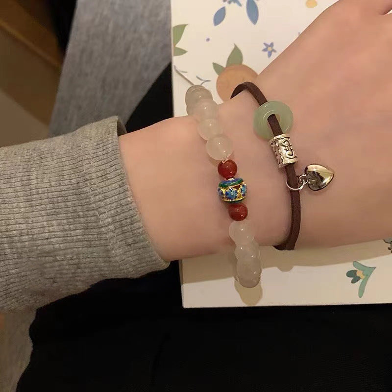 Herzen Charm verstellbares Armband Brehn