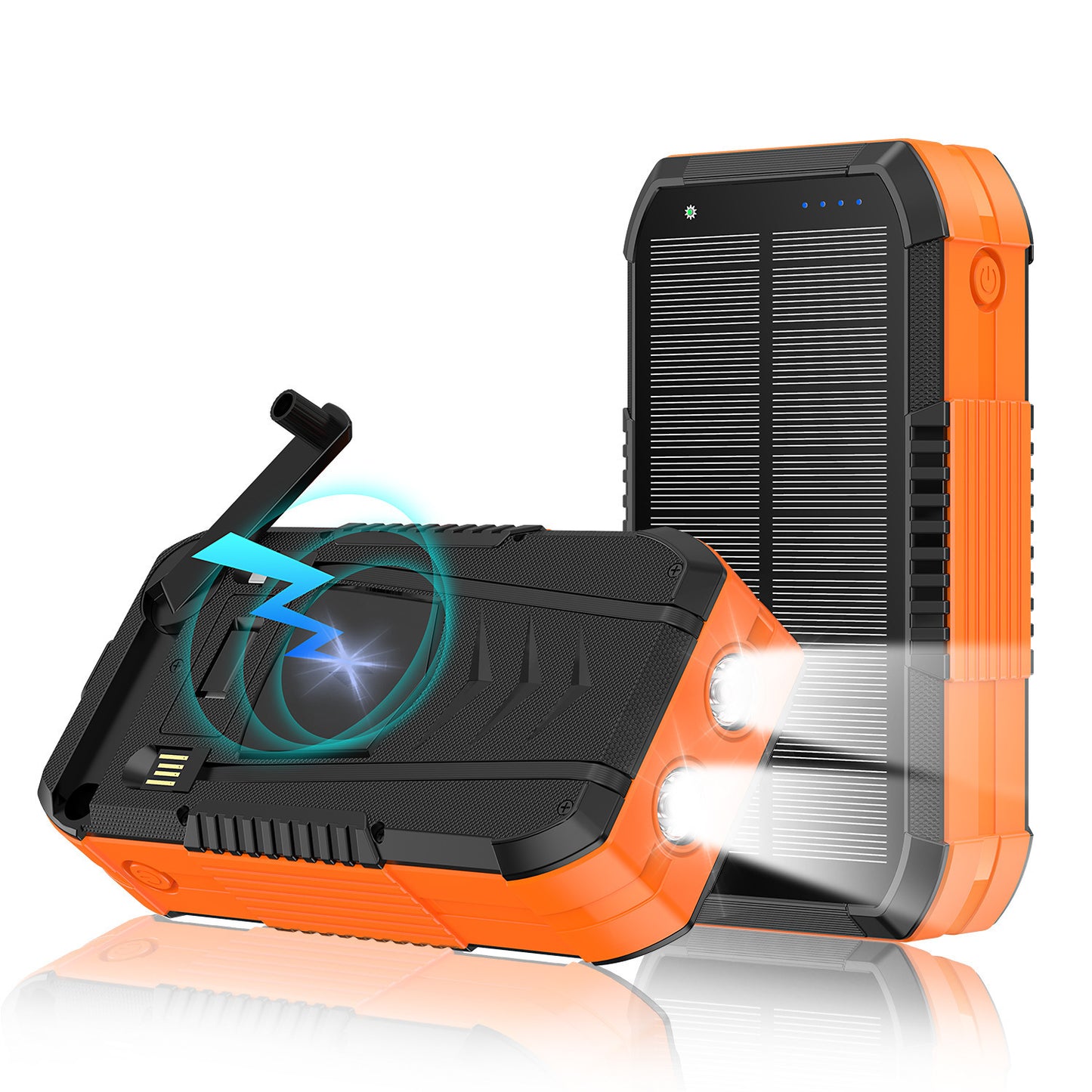 Outdoor Solar Powerbank mit Robuster Schutzhülle Brehn