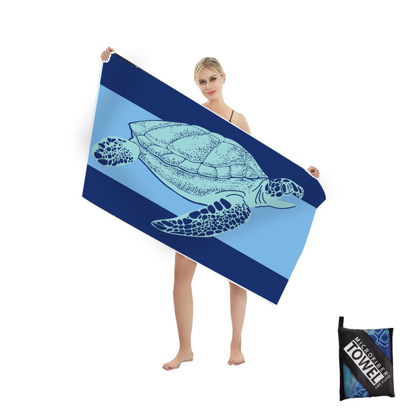 Strandtuch mit artistischem Mandala-Design Brehn