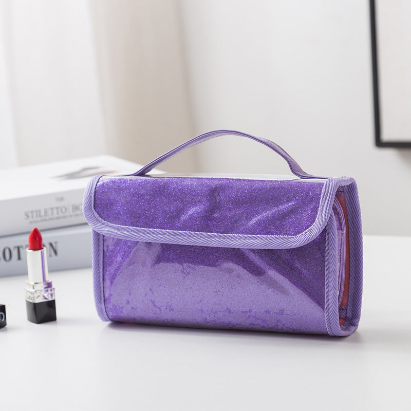 Glitzernder Reise-Make-up-Organizer Brehn