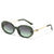 Elegante Shield Sonnenbrille mit dekorativen Metalldetails Brehn