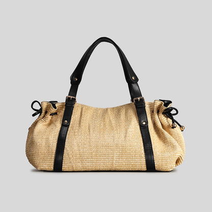 Rustikale Handgefertigte Strohtasche