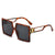 Modische Oversized Sonnenbrillen