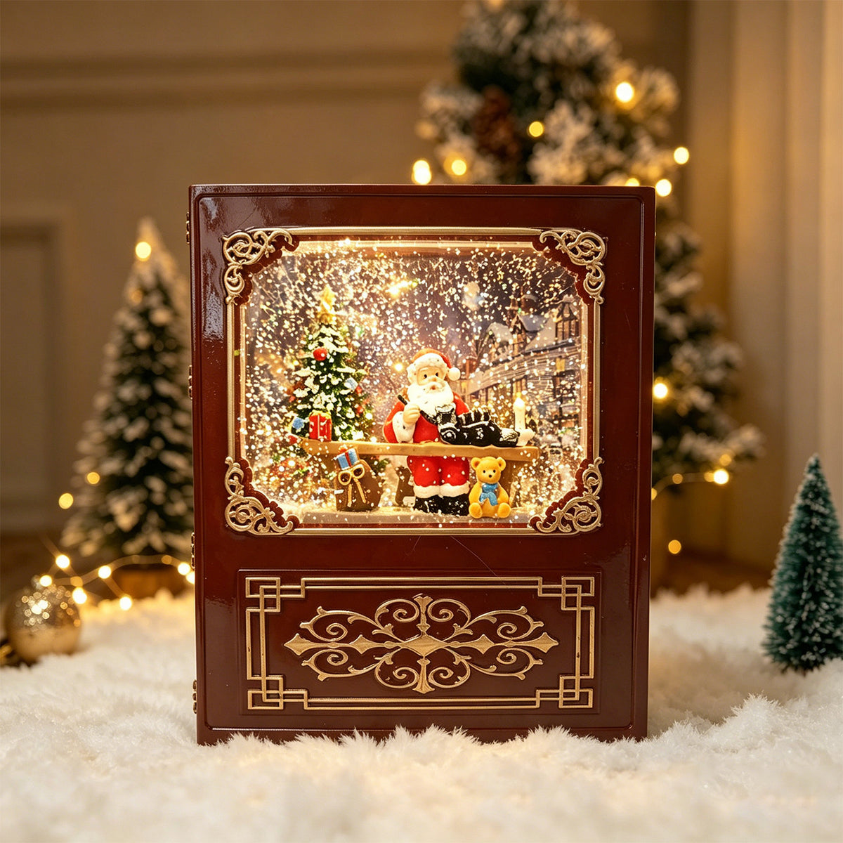 Weihnachtsbaum Deko mit Schneekugel Brehn