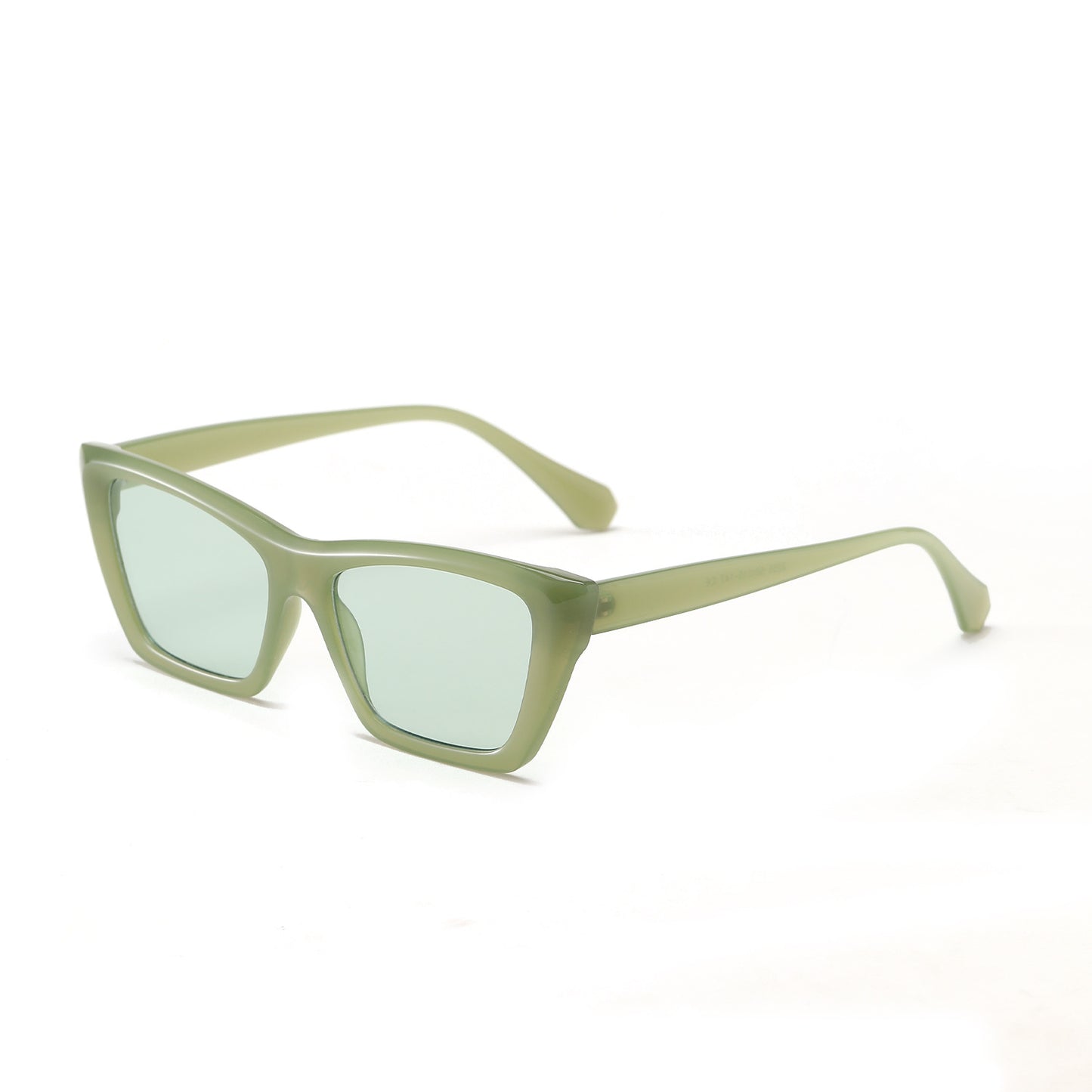 Damen geometrische Sonnenbrille mit stylischem Kunststoffrahmen Brehn
