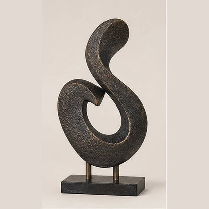 Abstrakte moderne dekorative Skulptur