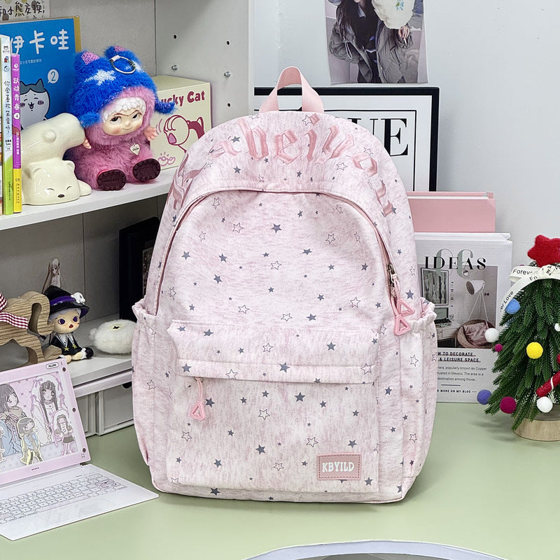 Stylischer mit Sternen verzierten Cordura-Rucksack Brehn