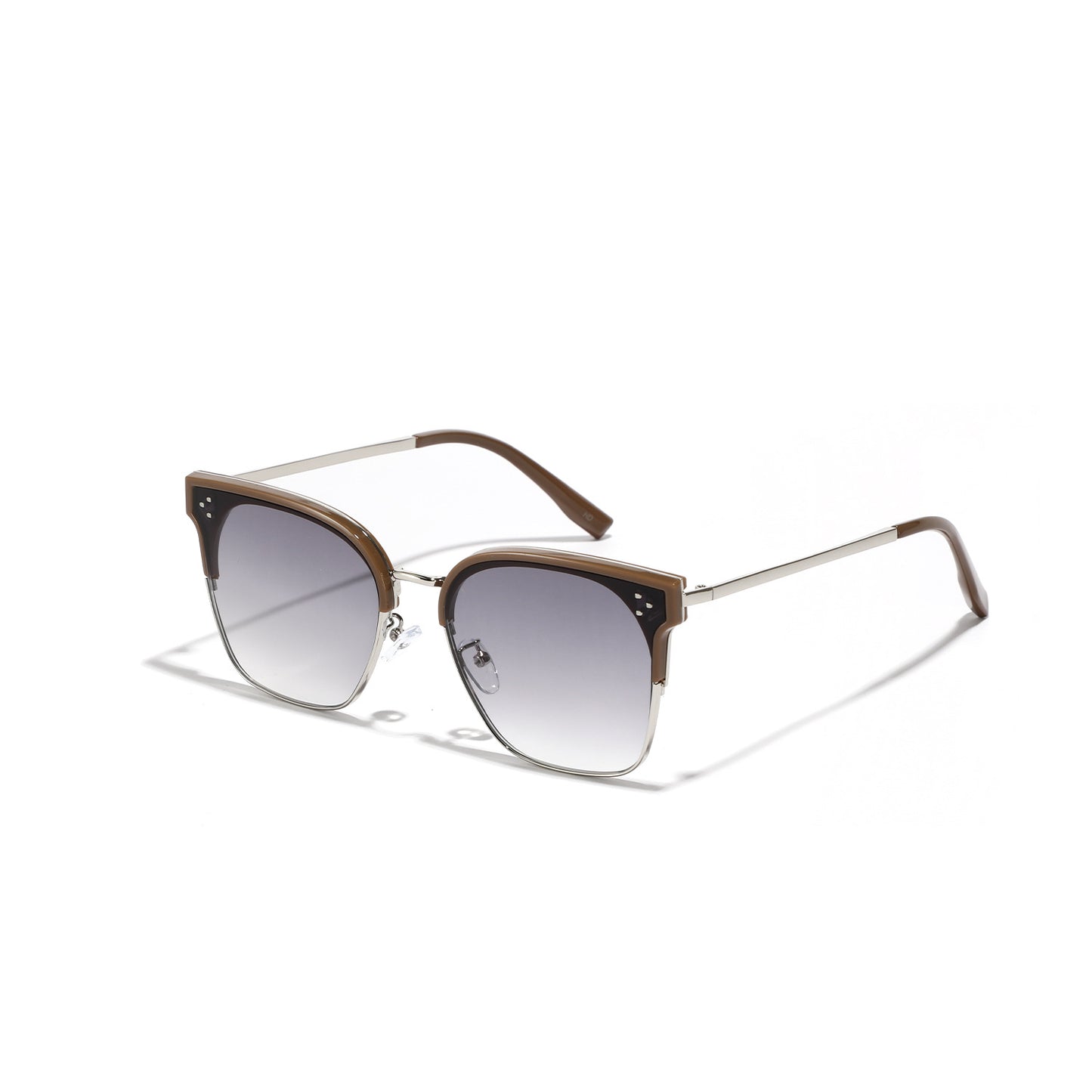 Damen modische Sonnenbrille mit markantem Design und kontrastreichem Rahmen Brehn