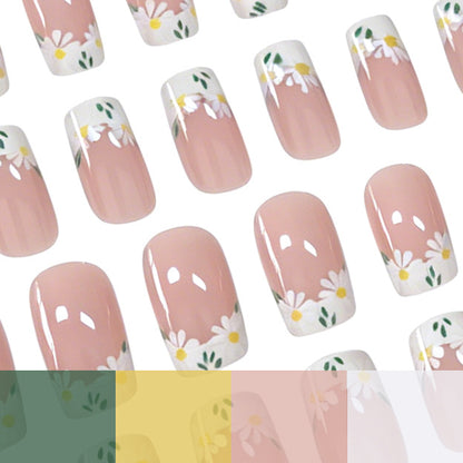 Florale Französische Tipp Nagelverlängerungen Brehn 1789915351