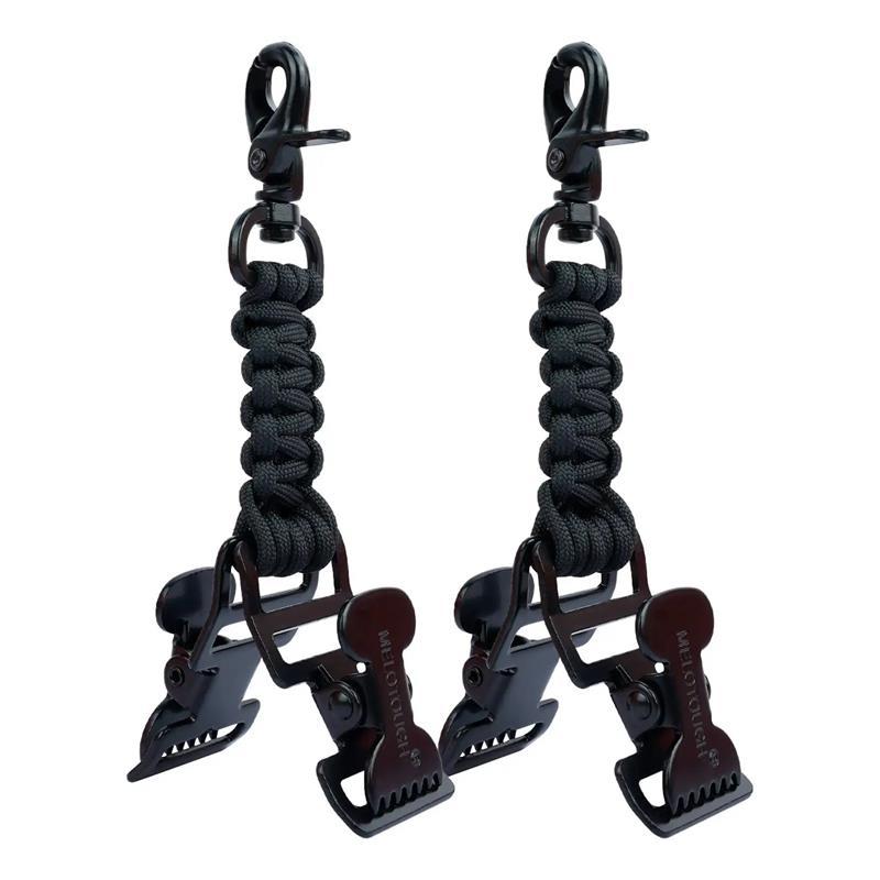 taktische Paracord-Karabinerhaken-Gurt mit doppelten Alligator-Klemmen-Anschlüssen Brehn