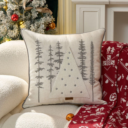 Festlicher getufteter Chenille Merry Christmas Nackenstützkissen