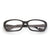 Damen modische rechteckige Brille mit robustem Rahmen Brehn