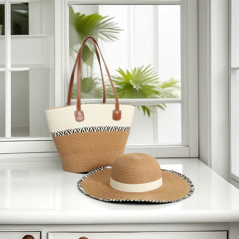 Strandtasche mit Bunten Streifen Brehn