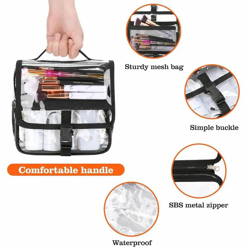 Kosmetik-Organizer mit Transparentem Design und Praktischem Haken Brehn