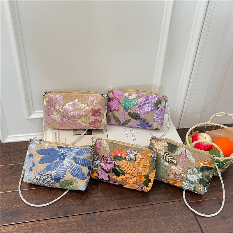 WoFloral Verzierte Clutch Tasche Brehn