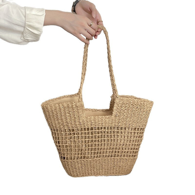 Damen Geflochtene Shopper Tasche Brehn